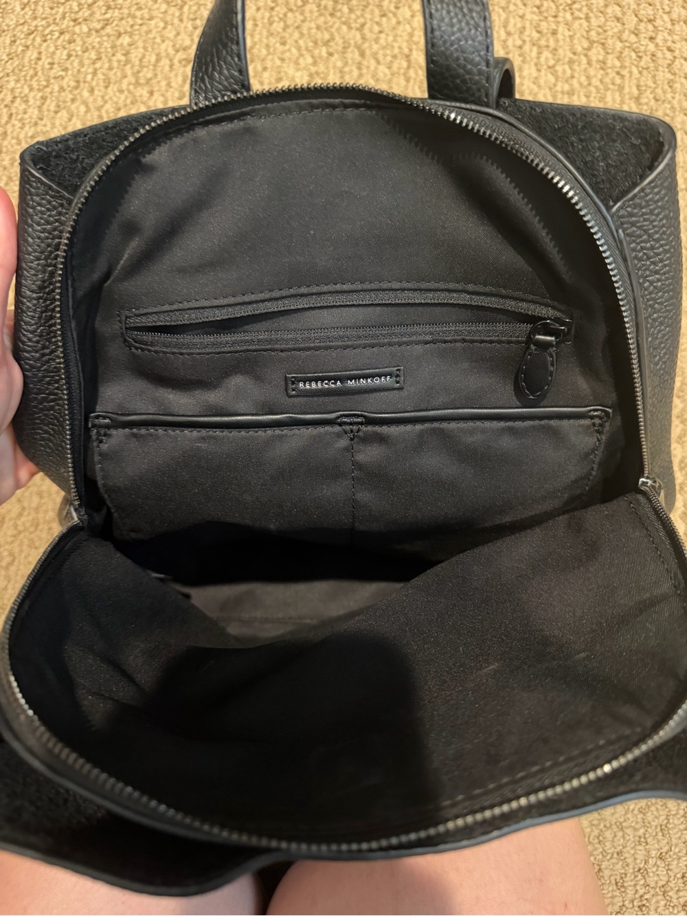 Rebecca Minkoff Darren medium Leather Backpack - Picture 7 of 12